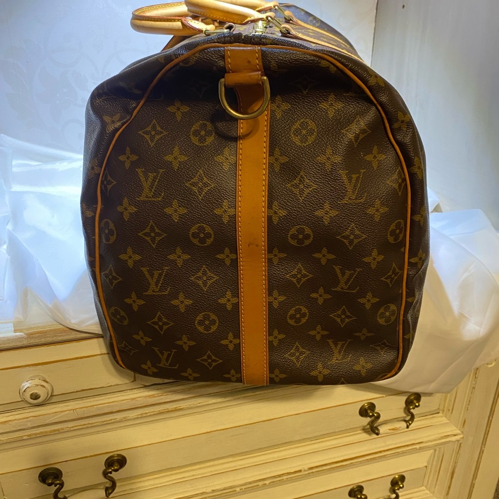 LV Keepall Bandouliere 60 Monogram Vtg in EUC Authentic - Picture 3 of 14